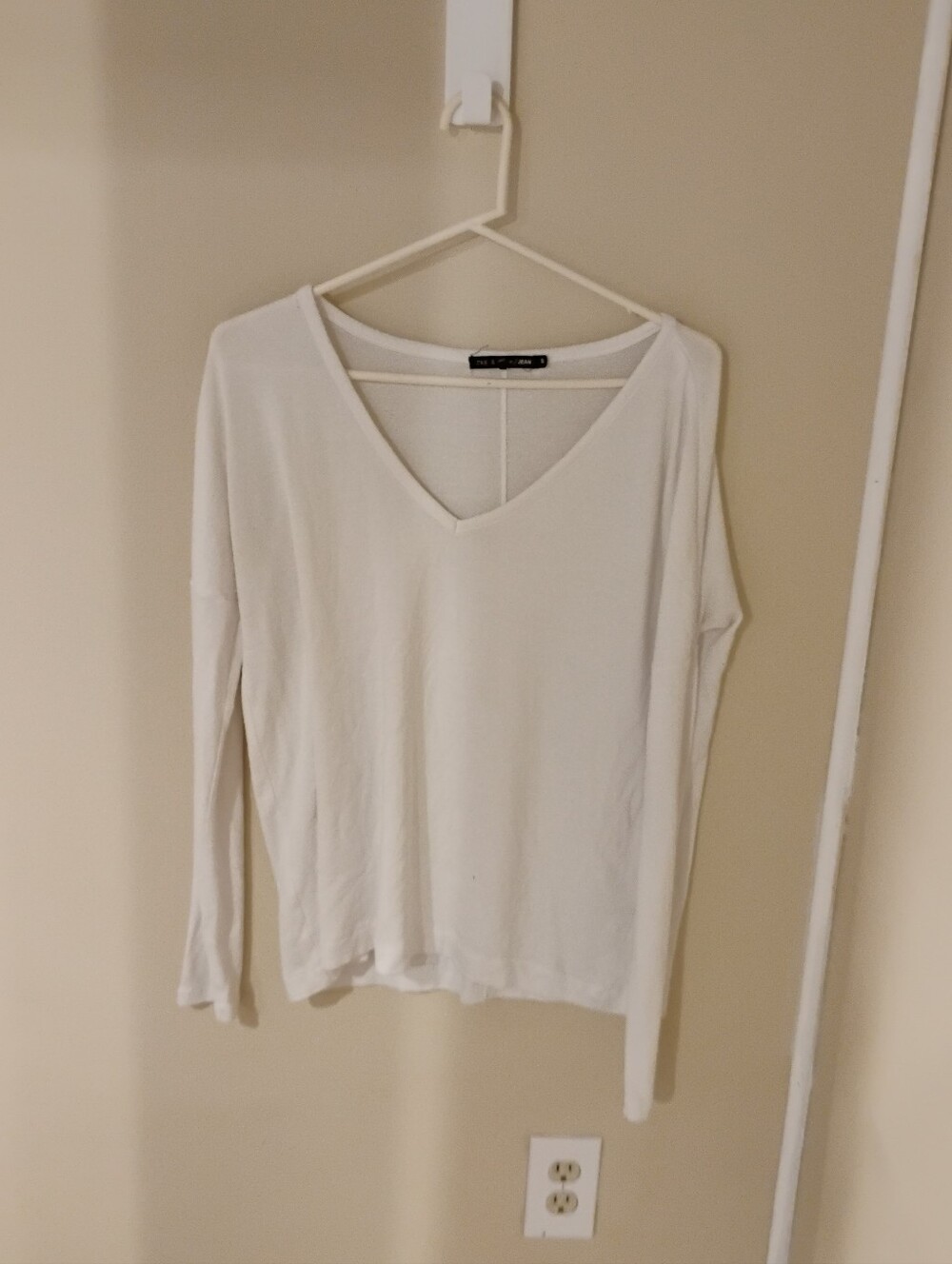 Rag & Bone Jean Womens Long Sleeve V Neck Shirt Top Sz S